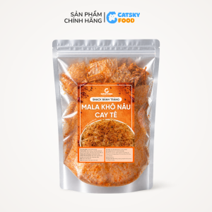 BÁNH TRÁNG MALA KHÔ NÂU CAY TÊ